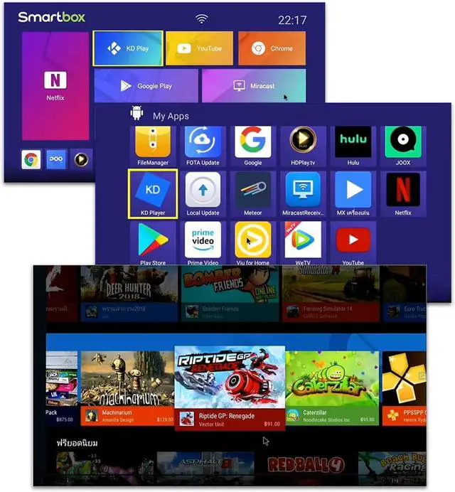 Alt view image 3 of 5 - Smart TV BOX Android 10 Youtube 2GB 16GB WIFI 4K Media Player 3D Video Set Top Box  Brazil Russia France