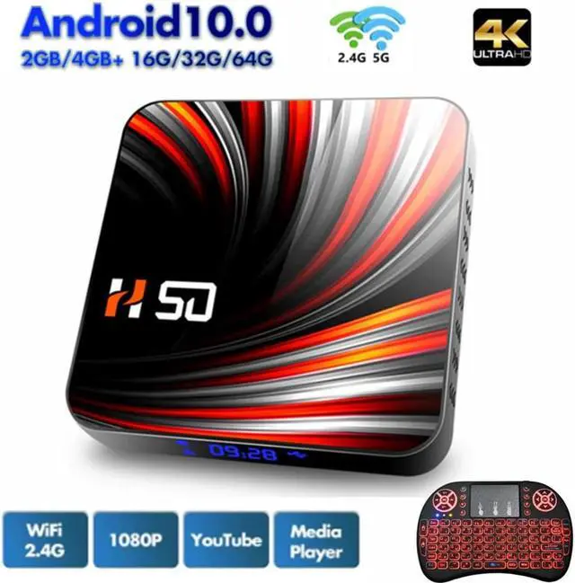 2020 New Android TV Box HD 6K TV Receiver WiFi 2.4G/5G Bluetooth