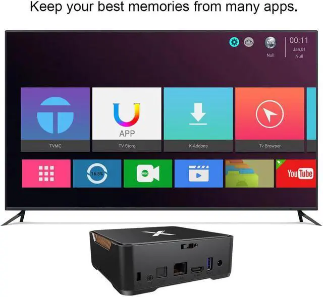 Alt view image 4 of 5 - MAX Android TV Box 4G 64GB Android 8.1 TVBox Amlogic S905X2 2.4G&5G Dual Wifi BT4.2 1000M Media Player Smart Set Top Box