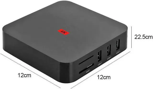Alt view image 4 of 5 - Android 10.0 TV Box Rockchip RK3229A 2GB RAM 16GB ROM Set Top Box 2.4G/5GHz WiFi 5G Google Play 4K Media Player Smart TV Box