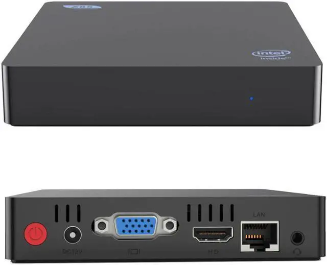 Alt view image 2 of 5 - Windows10 Mini PC Atom x5-Z8350 Quad Core RAM 2G ROM 64G 2.4G 5.8G WiFi Smart media player Set Top tv Box