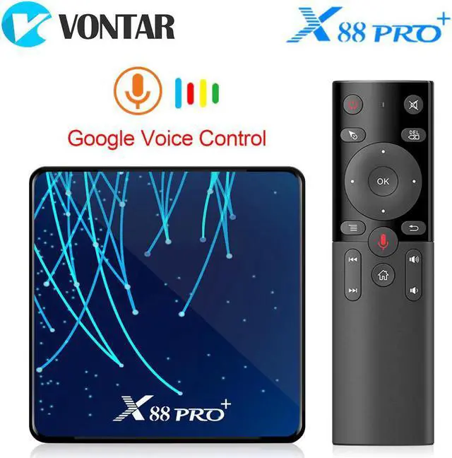 Main image of PRO Plus Octa Core Android 9.0 TV Box 4GB 128GB Rockchip RK3368PRO TVBOX 1080p 4K Google Voice Assistant 32GB Set top Box