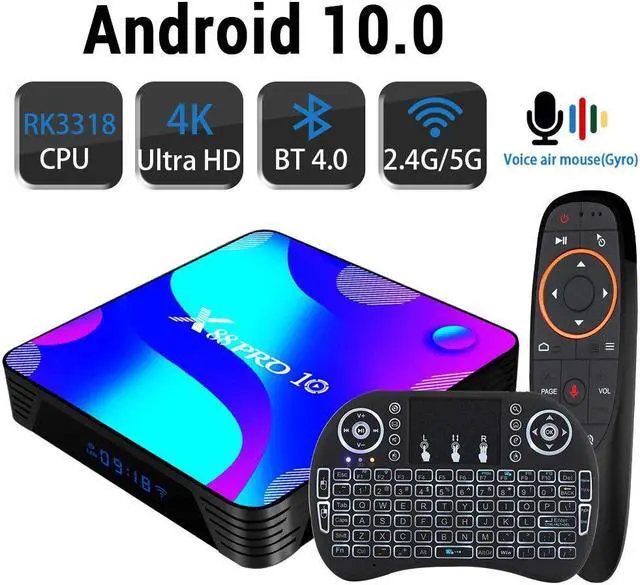Main image of 10.0 TV BOX bluetooth 4k 3D 2.4G&5.8G Wifi  4k 3D Youtube HDR+ High Qualty Very Fast Box  4GB 32GB 64GB 128G ROM