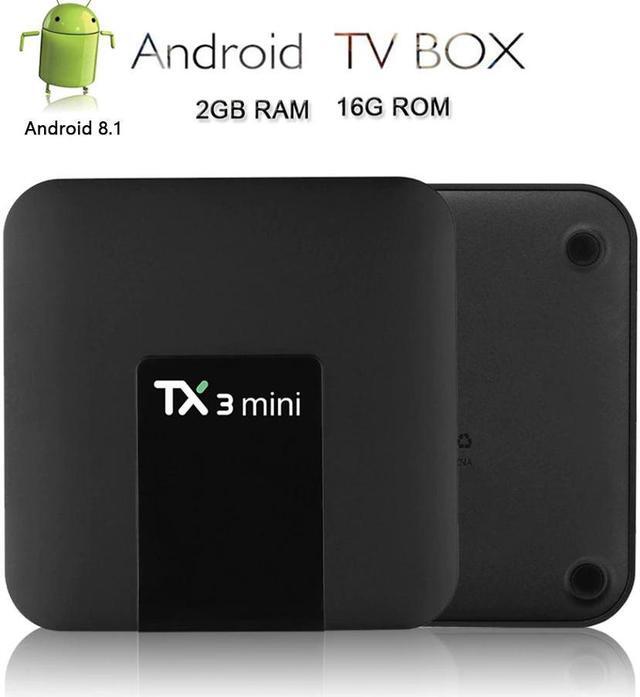 Main image of TX3 Mini Android 8.1 TV Box Smart TV H.265 IP TV 4K Set Top Box TV BOX Media Player Amlogic S905W 2G 16G Tanix TX3 Box