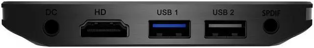 Alt view image 3 of 5 - PLUS Smart TV BOX Android 8.1 TV Box HD Media Player 4GB DDR4 32GB EMMC Quad-core S905Y2 DDR4 4K H.265 2.4G5G WIFI USB 3.0