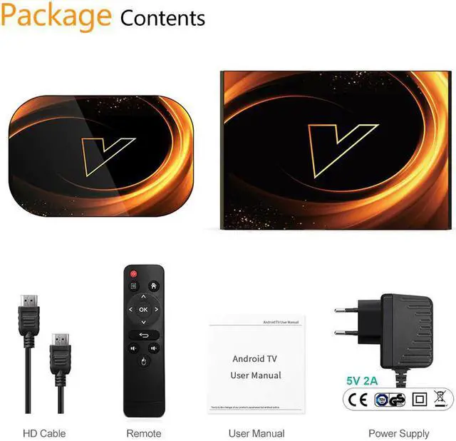 Alt view image 5 of 5 - 2020 NEW X3 Smart 8K TV Box Android 9.0 Amlogic S905X3 Max 4GB RAM 128GB ROM 64GB 1000M Dual Wifi Youtube Media Player