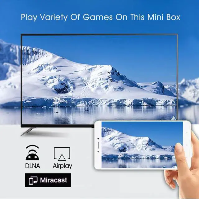 Alt view image 4 of 5 - MINI H8 TV Box Android 9.0 8/16G RK3228A Quad Core 4K WIFI BT4.0 Set Top Box Smart TV Box Media Player US EU UK AU PLUG