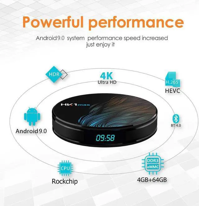 Alt view image 5 of 5 - Android 9.0 Smart TV Box 4GB RAM 64GB ROM 32GB RK3318 android tv smart tv android box VS X96  MINI h96 max t95 x96 mini