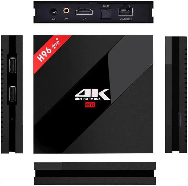 Alt view image 5 of 5 - 3GB 64GB TV Box  Pro+ Amlogic S912 Android 7.1 TV Box Bluetooth 4.1 4K 60fps 2.4G/5GHz WIIF Media Player IPTV top set box