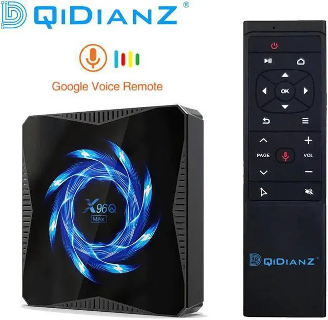 Main image of Android 10 X96Q MAX Smart TV Box Allwinner H616 2.4G 5G WiFi Bluetooth 4K Media Player Android TV Box X96Q Smart TV BOX