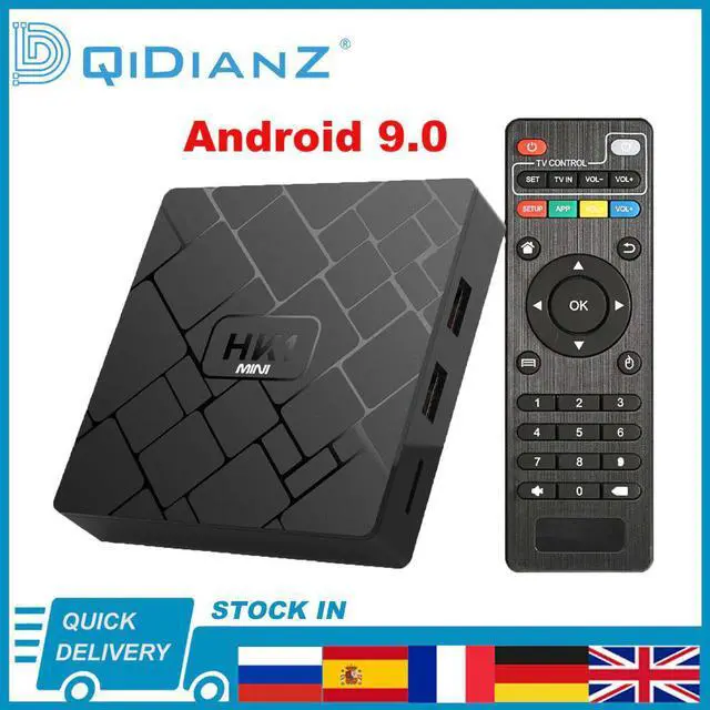 Main image of Smart TV BOX Android 9.0 4K 1080P HK1 mini Wireless Wifi 3D Quad Core Rockchip RK3229 Media Player TV box