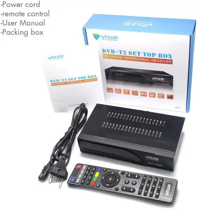 Alt view image 5 of 5 - 2019 New H265 DVB-T2 Digital Broadcasting Tv Box Dvb T2 Terrestrial Digital Tv Receiver With HDMI Scart Dolby Ac3 H.265 Youtube