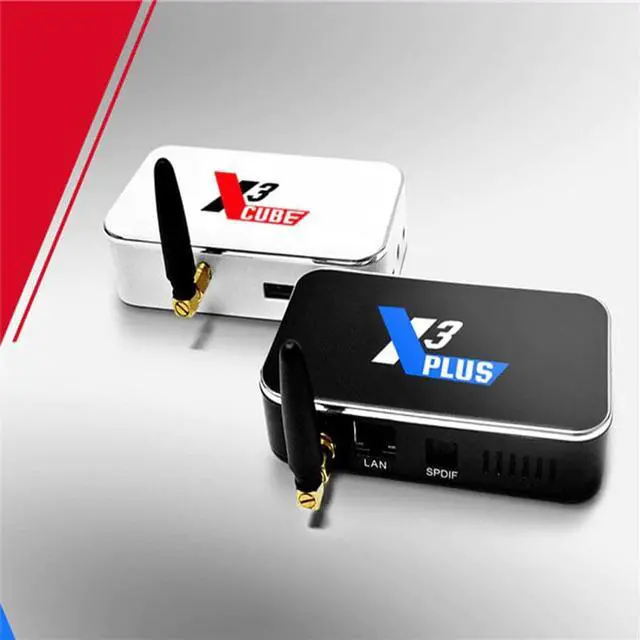Alt view image 4 of 5 - X3 PLUS Amlogic S905X3 TV Box Android 9.0 4GB DDR4 64GB ROM 2.4G 5G WiFi 1000M Bluetooth 4K HD X3 CUBE X3 PRO Media Player