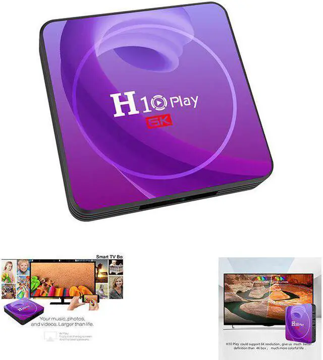 Main image of Play Wifi TV Box 6K HD Quad Core 64-Bit Android 9.0 Media Box Multiple Language Media Support Set Top Box
