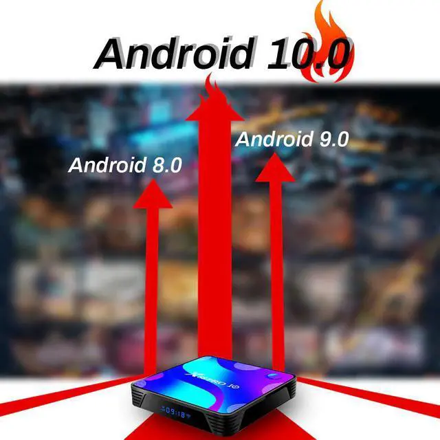 Alt view image 2 of 5 - 10.0 TV BOX bluetooth 4k 3D 2.4G&5.8G Wifi  4k 3D Youtube HDR+ High Qualty Very Fast Box  4GB 32GB 64GB 128G ROM