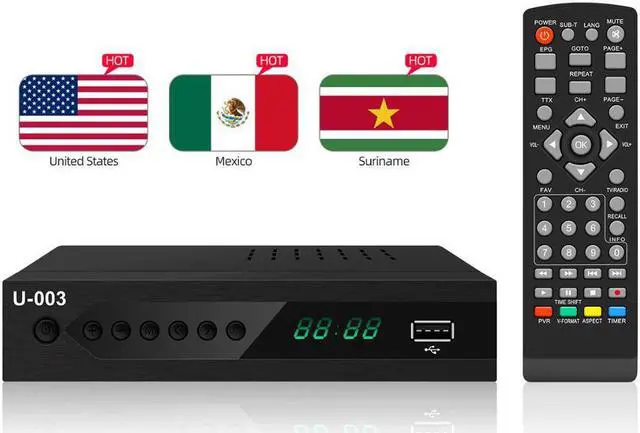 Alt view image 2 of 5 - Set Top Box  3.0 high quality full HD set top box Full HD Chip digital TV converter