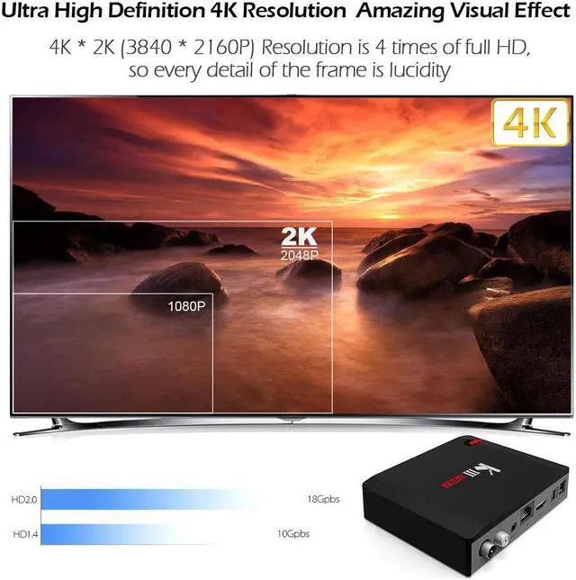 Alt view image 3 of 5 - KIII PRO DVB-T2 DVB-S2 DVB-C Android 7.1 TV Box 3GB 16GB Amlogic S912 Octa Core Wifi 4K Combo NEWCAMD Biss key PowerVU