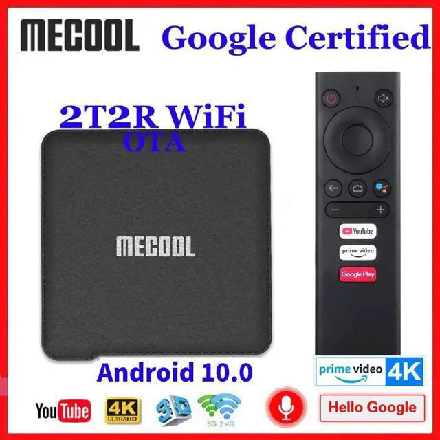 Main image of Google Certified Android 10.0 TV Box KM1 Amlogic S905X3 Android 10 ATV 2T2R WiFi Smart Androidtv Media Player Prime Video