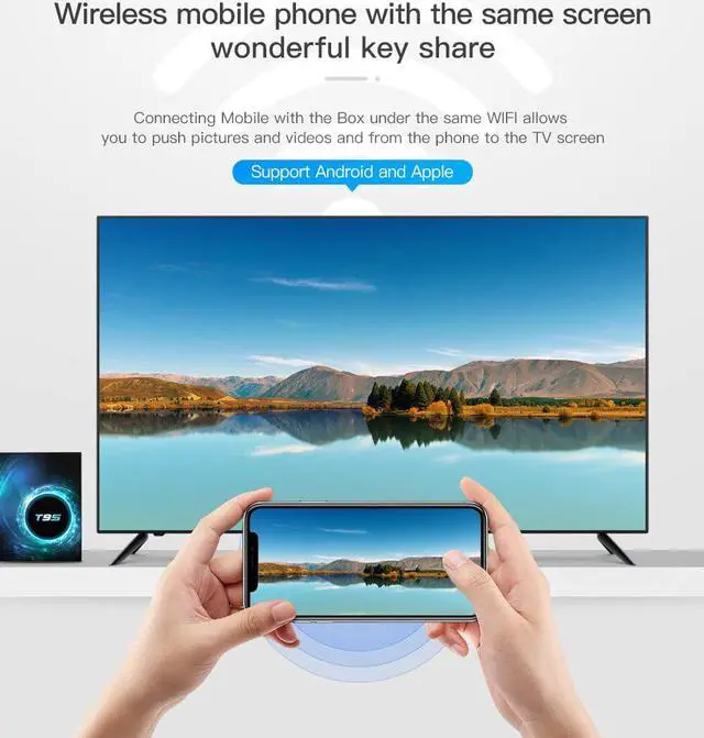 Alt view image 5 of 5 - Smart TV Box Android 10.0 4GB 32GB 64GB Allwinner H616 Quad Core 1080P H.265 4K media player 2GB 16GB Set top box