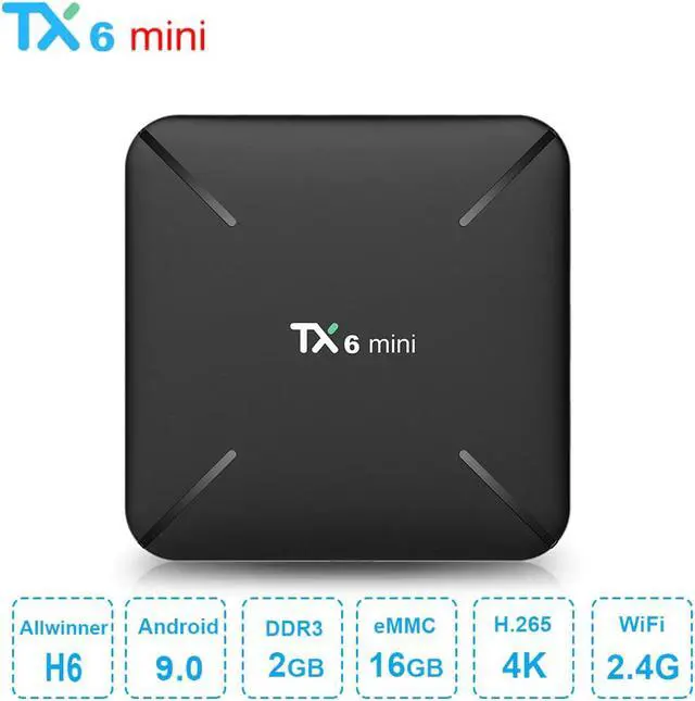 Main image of 9.0 TV Box TX6 Mini Smart TV Box Allwinner H6 2GB 16GB 2.4GHz WiFi Media Player 4K H.265 Netflix TX6mini Set Top Box