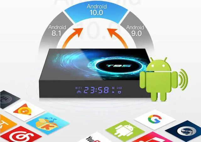 Alt view image 4 of 5 - Android 10.0 T95 Smart TV Box 6K H616 Quad Core Media player Play Store  App Fast Set top BOX PK X96Air HK1MAX H96