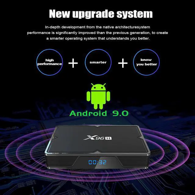 Alt view image 3 of 5 - 2020 X96H Smart TV BOX Android 9.0 4GB RAM 64GB ROM X96 Mini 6K Media Player Allwinner H603 Youtube 2G/16G Set Top Box