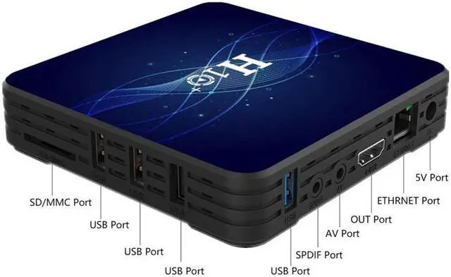 Alt view image 2 of 5 - Plus TV Box Android 9.0 1GB RAM 8GB ROM Network Player 2.4G 5G Wifi 4K H.265 Netflix Youtube Media Player(EU Plug)