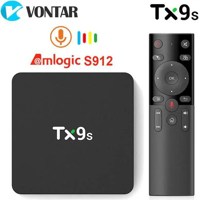 Alt view image 2 of 5 - Android Smart TV Box Amlogic S912 2GB 8GB 4K 60fps TVBox 2.4G Wifi 1000M Google Assistant Voice tanix  tv box