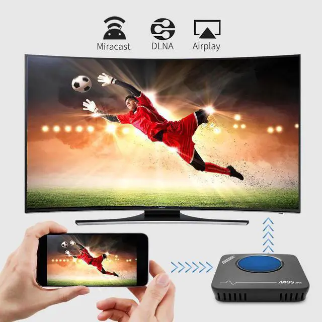 Alt view image 2 of 5 - M8S MAX TV Box 3GB/32GB Smart Android 7.1 Amlogic S912 UHD 4K VP9 H.265 2.4G & 5G WiFi LAN BT4.0 Media Player Cooling Fan