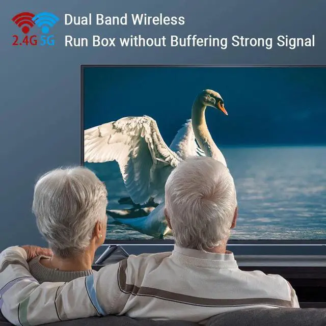 Alt view image 5 of 5 - F3 Air 8K Android 10.0 TV BOX Amlogic S905X3 4K Google Voice Assistant wifi 4GB 16GB 32GB 64GB RGBLight TV Box