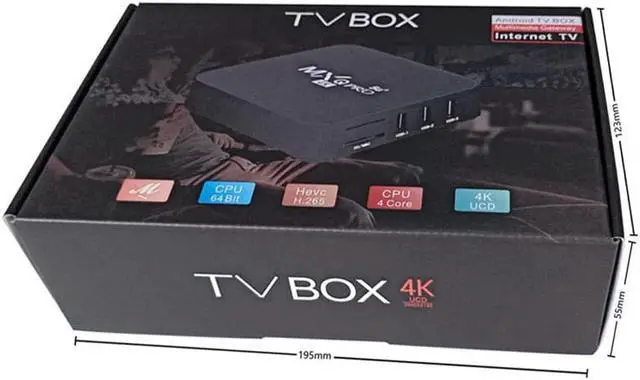 Alt view image 4 of 5 - 4K Set-top Box TV BOX Intelligent Network WIFI 5G Dual Frequency TV Receiver 1+8G Screen Cast Media Player Game Home Theater