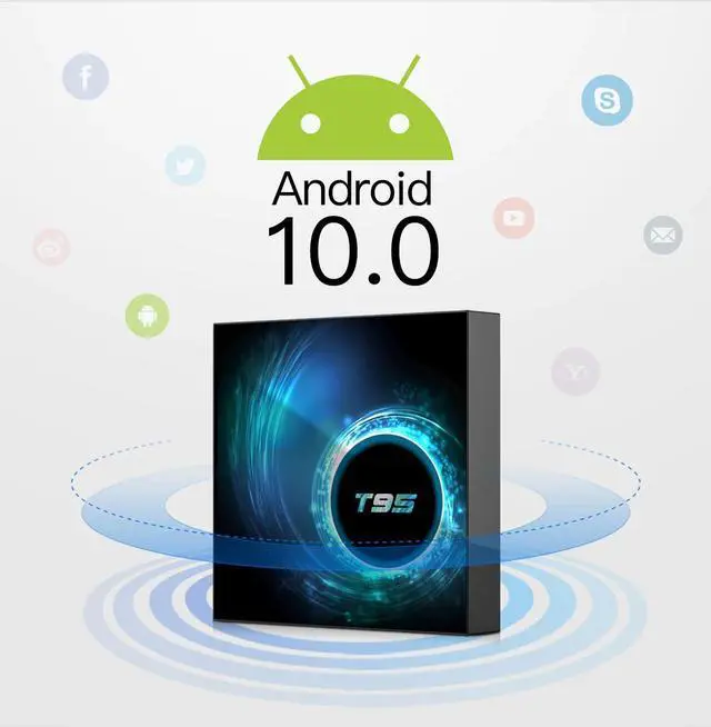 Alt view image 3 of 4 - h616 TV Box Android 10.0 with 2.4g wifi 100m lan Allwinner Quad Core optional g30 voice air mouse 6K tv Media player