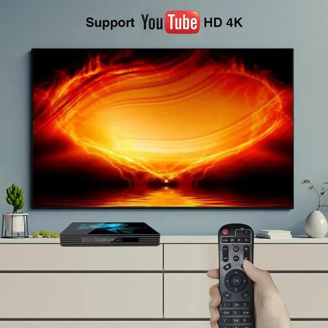 Alt view image 4 of 5 - 9.0 TV Box  Z2 4GB RAM 64GB 2.4G 5G Wifi RK3318 Quad Core USD3.0 BT4.2 4K Google Player Youtube Set Top Box In Stock