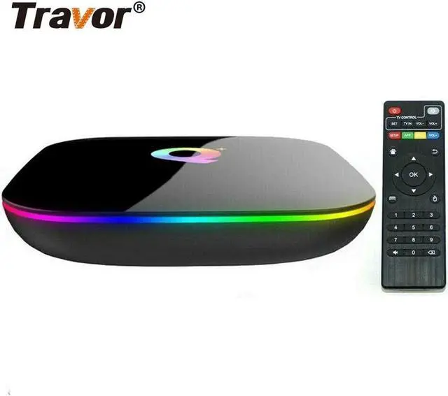 Alt view image 3 of 5 - TV Box Quad Core Smart  9.0 TV BOX  4K HDTV Television Box WIFI HDMI Set-top box Media Player for Home Video Game