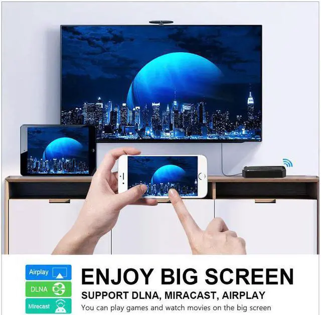 Alt view image 5 of 5 - X96Q Smart HD TV Box Android 10.0 Set-Top Box Digital TV Converter Multi-language Smart TV Box