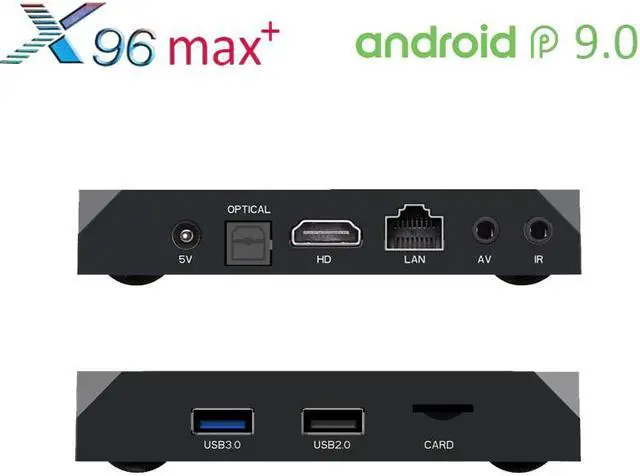 Alt view image 4 of 5 - MAX Plus Android 9.0 TV Box Amlogic S905X3 Netflix 1000M MAX X3 supports M3U Smart TV