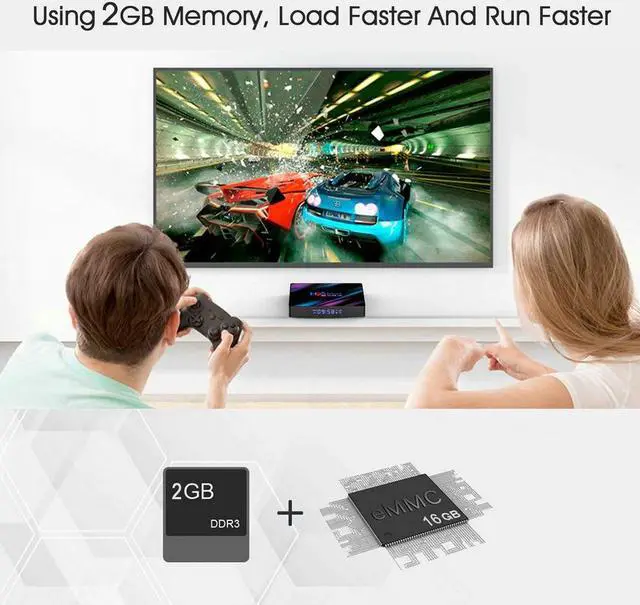 Alt view image 4 of 5 - MAX Smart TV Box Android 10.0 4G 64GB Quad Core Wireless IPTV Box 4K USB Netflix Youtube Android 10 Set Top Box Media Player