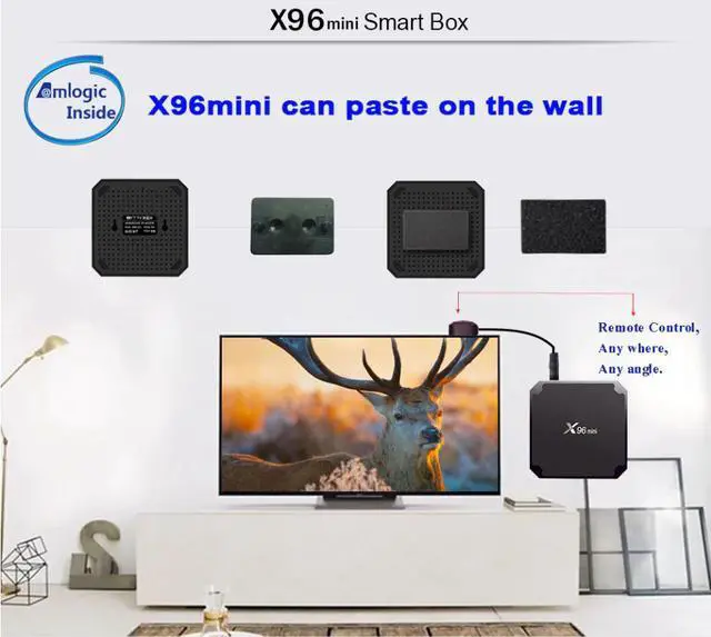 Alt view image 5 of 5 - mini android tv box best Neox IPTV box 1G 8G 2G 16G Neo x mini smart IP tv set top box android tv box american smart tv