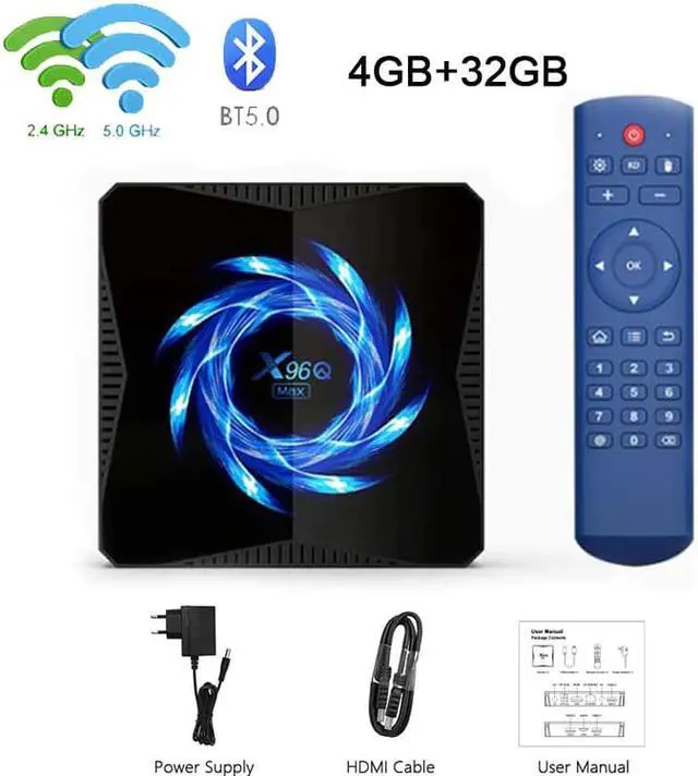 Alt view image 2 of 5 - MAX TV Box Android 10 4GB 32GB 64GB 4K H.265 Media Player 2.4G/5.0G WiFi Bluetooth Set Top Box Google Android Smart Tv Box