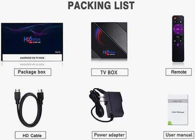 Alt view image 5 of 5 - Max Tv Box Android 10.0 Allwinner H616 4GB 32GB 64GB 6K HD 2.4G5G WiFi Media Player MAX Smart Android Tv Box Set Top Box