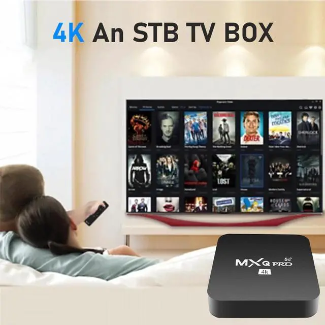 Alt view image 5 of 5 - 4K Set-top Box TV BOX Intelligent Network WIFI 5G Dual Frequency TV Receiver 1+8G Screen Cast Media Player Game Home Theater