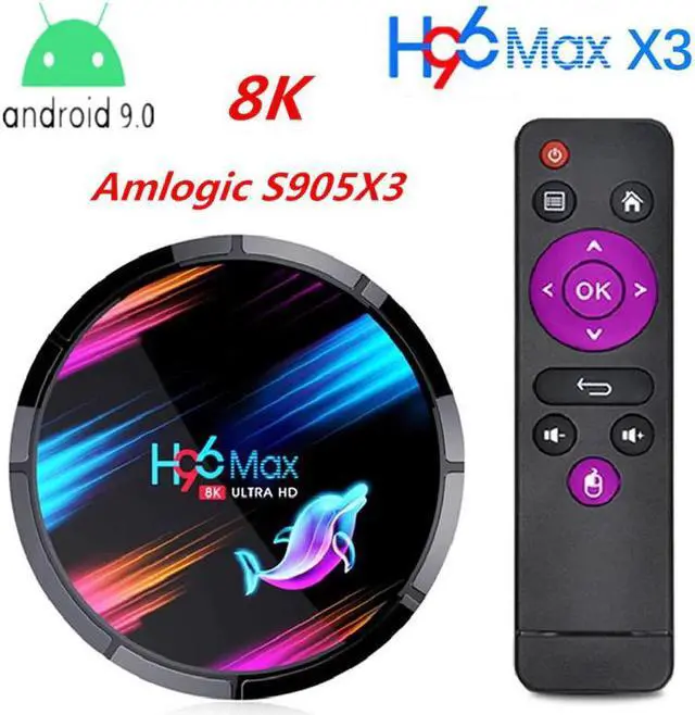 Main image of MAX X3 Smart TV BOX Android 9.0 4GB 128GB/ 64GB/32GB 8K Amlogic S905X3 2.4G/5G WIFI Youtube MAX Set Top Box Media Player