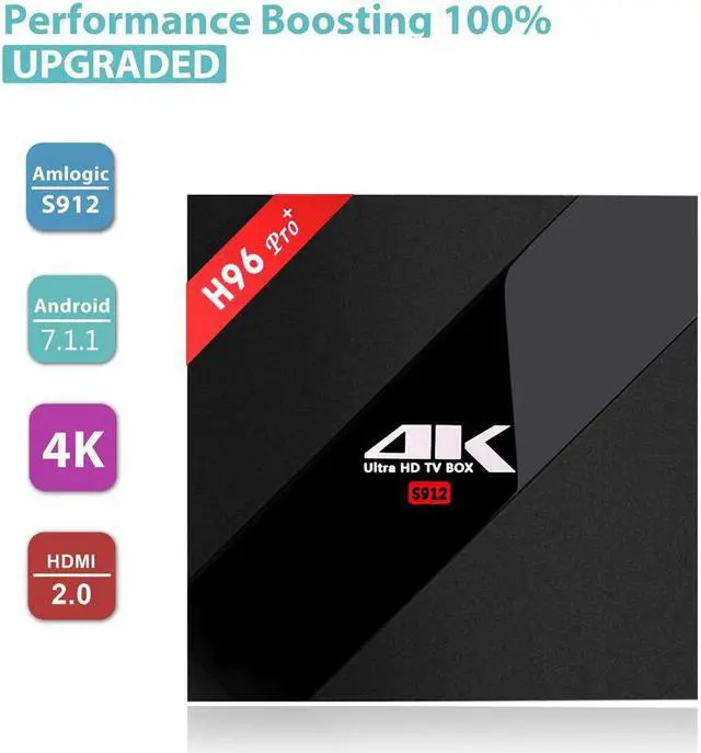 Main image of TV Box Amlogic  PRO Plus Android 7.1.2 S912 Octa Core 3G 32G 2.4G 5.8GHz Wifi   Media Player