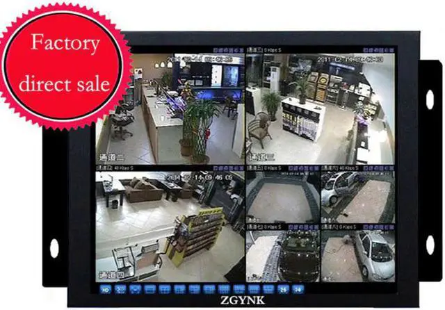 Main image of 10.4 Open Frame Industrial monitor/ metal monitor with VGA /AV/BNC/  Computer LED monitor 800*600