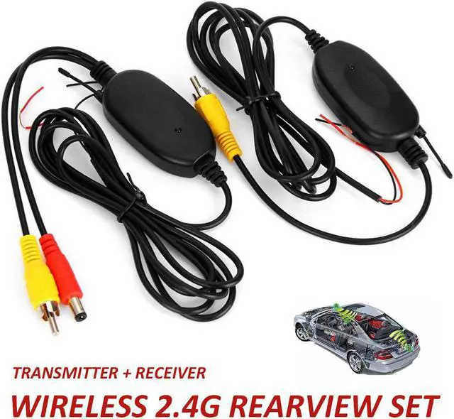 Alt view image 5 of 5 - 7inch LCD MP5 bluetooth Car Rear View Parking Mirror Monitor+Reversing Car Camera Wireless RCA View Video Receiver Transmitter