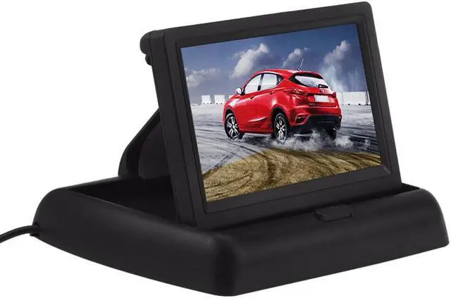 Alt view image 2 of 5 - 4.3" HD Foldable Car Rear View Monitor Reversing Color LCD TFT Display Screen for Truck Vehicle Backup Rearview Camera
