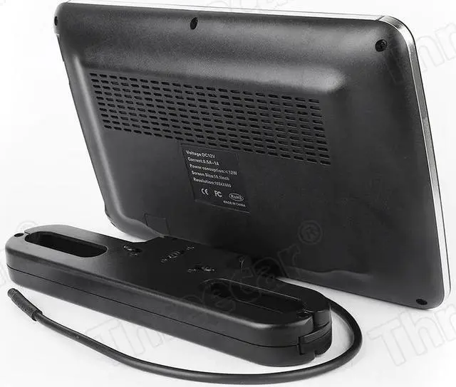 Alt view image 4 of 5 - 1024x600 10 inch Ultra Thin TFT LCD Headrest DVD Monitors HD video input Radio AV Monitor for car audio Android DVD Player