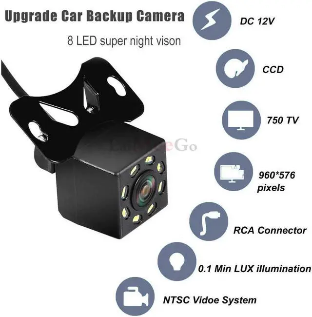 Alt view image 2 of 5 - 7 Inch TFT LCD Touch Screen Bluetooth Car Camera MP5 Player FM Transmitter Rear View Monitor
