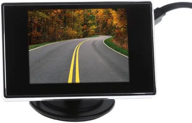 Alt view image 2 of 5 - 3.5" Mini TFT LCD Color Monitor Screen DVD VCD For Car Rear View Backup Camera