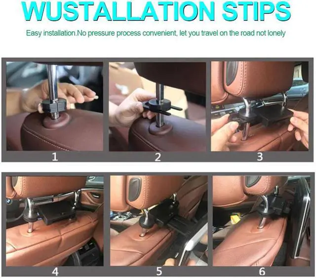 Alt view image 4 of 5 - 1024*600 with HD Radio AV monitor for car radio DVD Player 10 Inch TFT Digital LCD Screen Car Headrest Player Touch Monitor